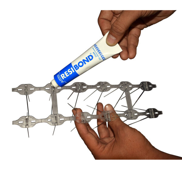 Clear Adhesive silicone use in bird spike