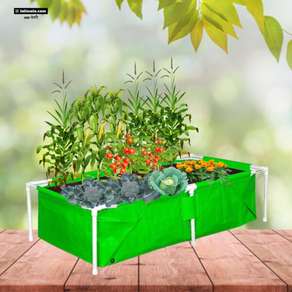 hdpe grow bags with pvc pipe support