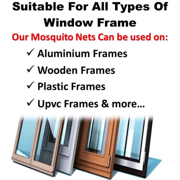 Window Mosquito net with Self Adhesive Hook tap